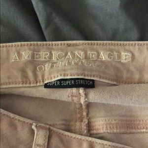 Crop AE jeggings blush pink